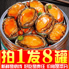 即食大个鲍鱼罐头麻辣捞汁小海鲜熟食即食罐装生蚝扇贝办公代餐批