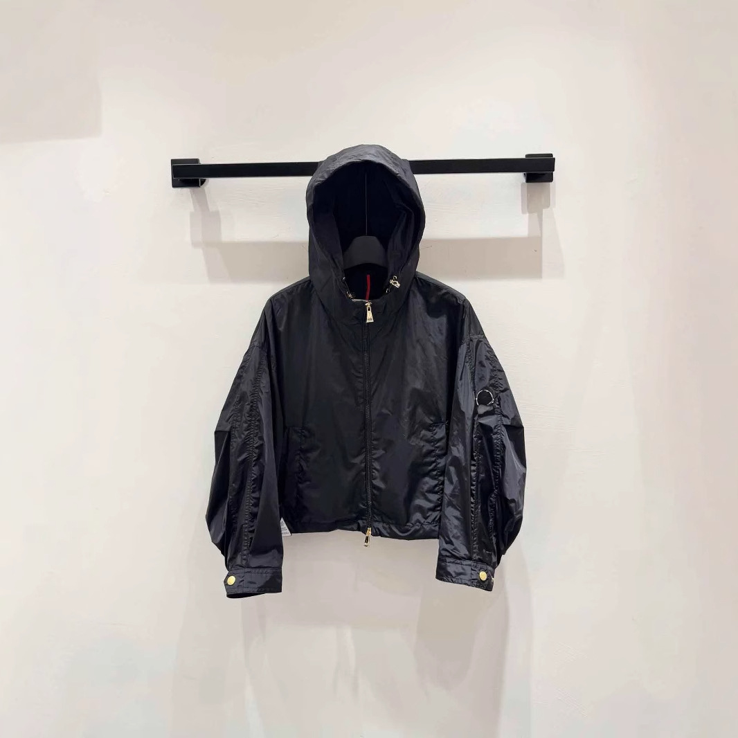 Correct Version High Version in Stock m Brand Spring and Summer New Women's Hooded Thin Trench Coat Women's Jacket