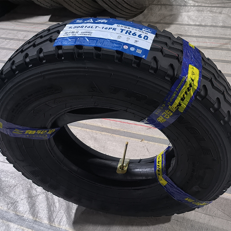 供应三角 TR668花纹750R16-16 轻型载重汽车子午线轮胎