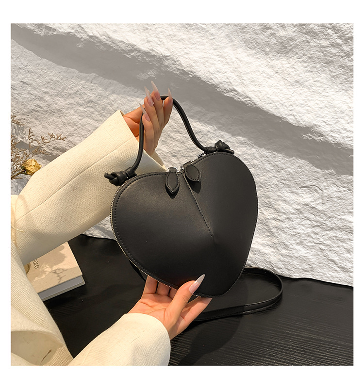 Borsa a tracolla da sera a forma di cuore design lussuoso donna_voghion.com