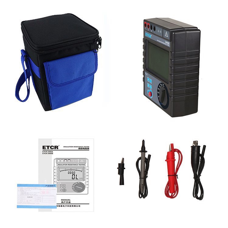 铱泰ETCR3480A绝缘电阻测试仪 5000V兆欧表数字式高精度带极化指