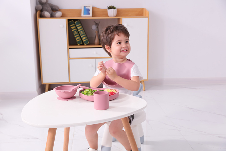 儿童硅胶餐具套装