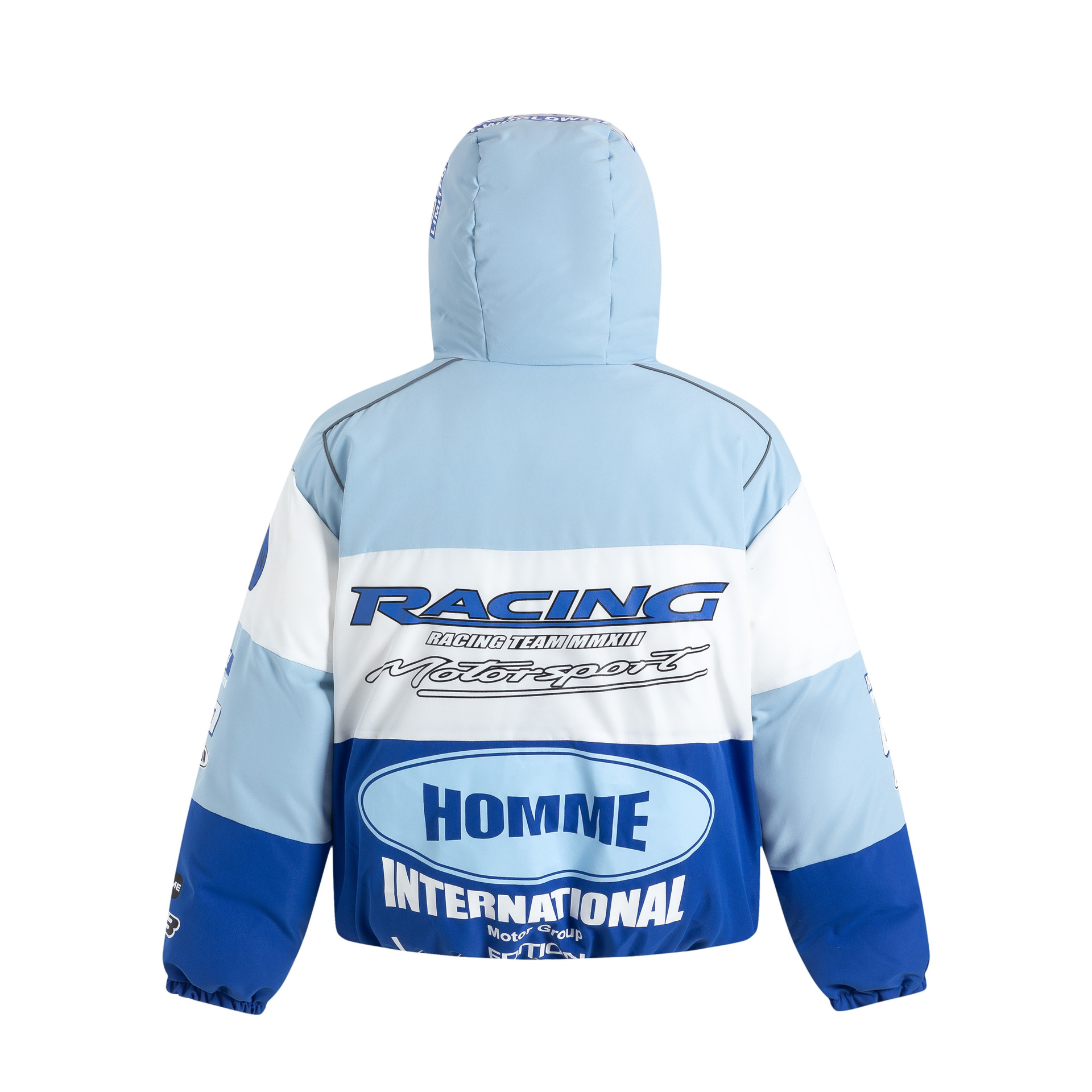 Giacca da motociclista da uomo autunno e inverno 2024 nuova giacca trapuntata con cappuccio ispessita cappotto di cotone_voghion.com