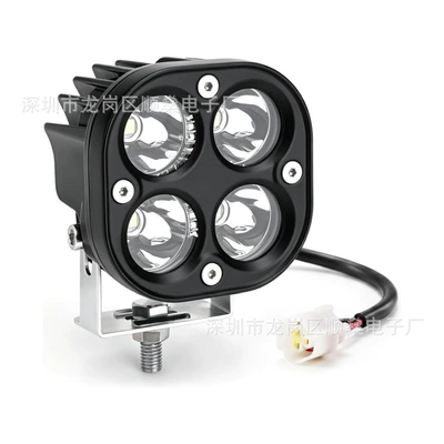 Cross-border in-stock 4inch Spotlight for mountain electric bikes, suitable for Yozma in 10 off-road vehicles, super bright work light (İşçi projektorları) - white-light