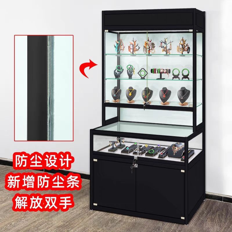 珠宝首饰柜台金银饰品柜美容院化妆品产品陈列柜展示架玉石展示柜