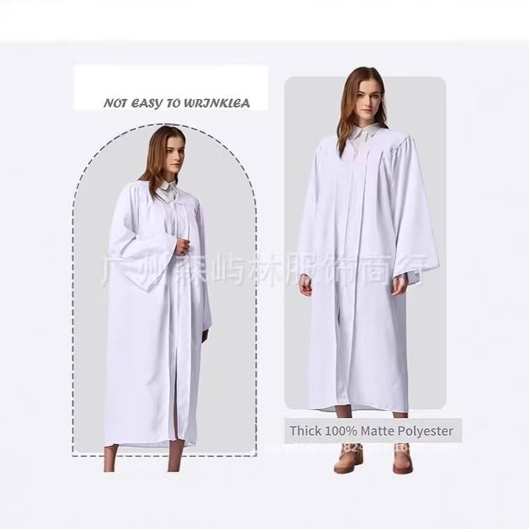 European and American New Products, Halloween Graduation Gowns, Choir Performance Robes, V-Neck Dresses, Priest Church Gowns