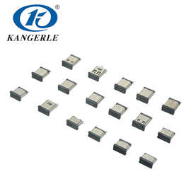 样品直插立贴片简易快充母头连接器TYPE-C母座6PIN直立式快充USB