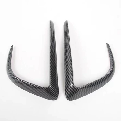 Light frame Front Fog Light Frame Wind - old-model-y-carbon-pattern-bright