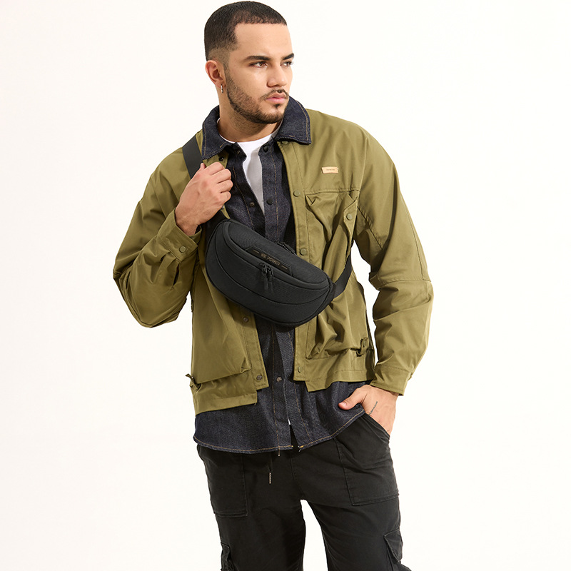 WEPOWER nueva bolsa de pecho de viaje, bolsa de viaje para hombres, bolsa de viaje al aire libre, bolsa de cintura impermeable