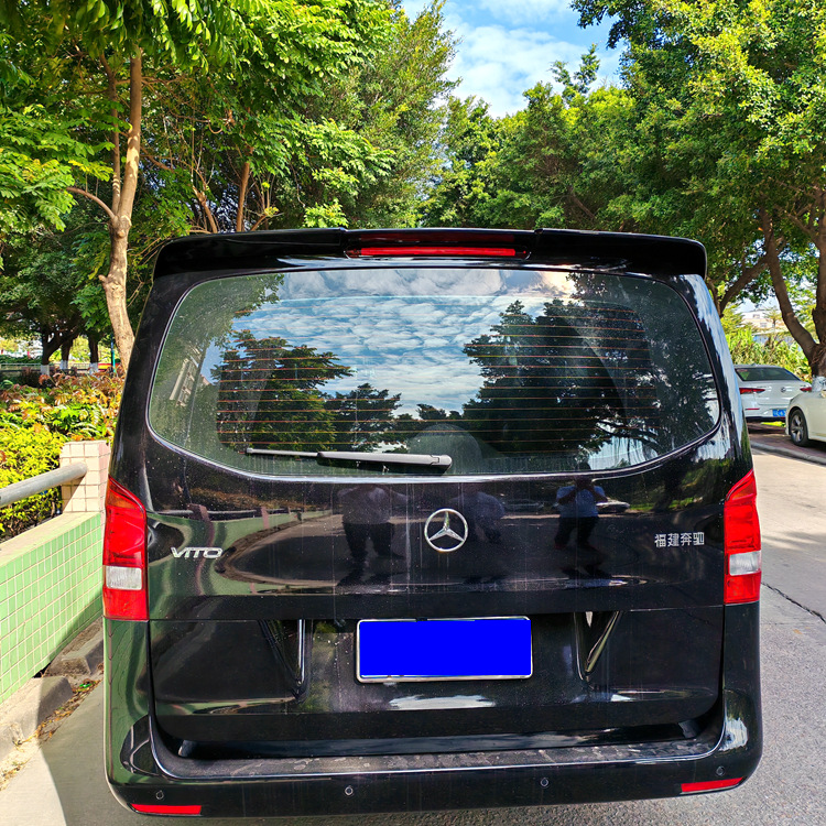 Suitable for 2016-2024 Mercedes-Benz Vito Rear Wing New V260/260L Modified and Upgraded Top Wing Fixed Wing