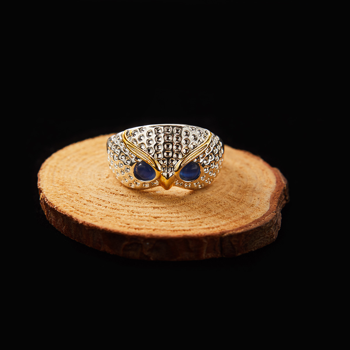 Boundary popular retro owl ring personalized fashion animal ring ring ring_voghion.com