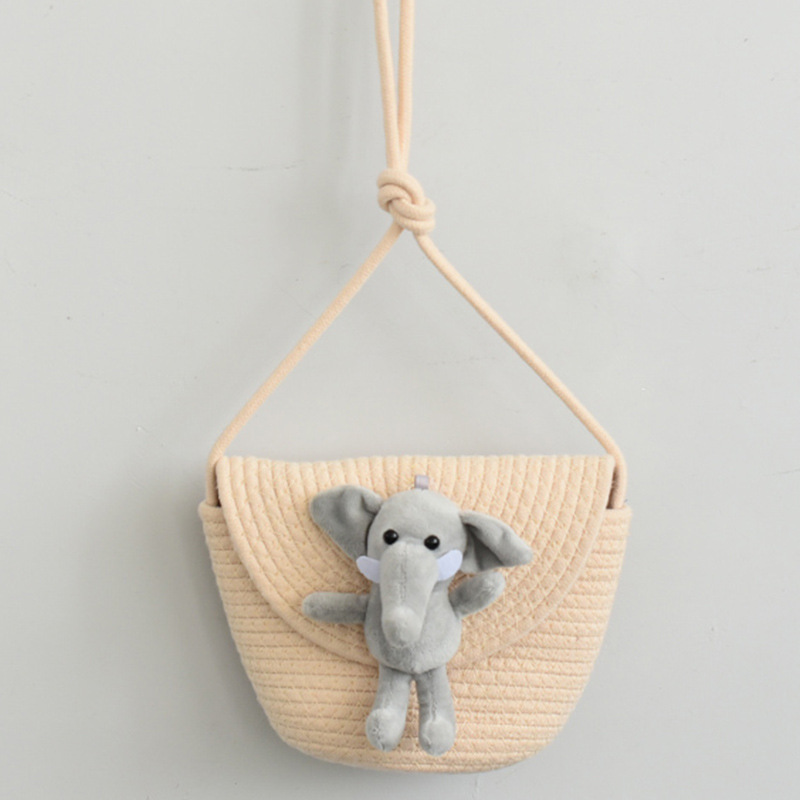 베이지 + 회색 곰