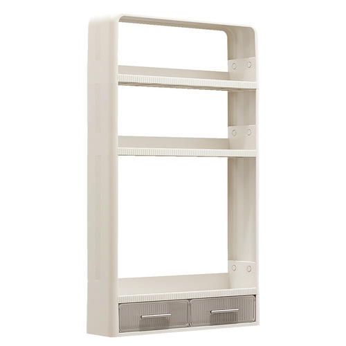 No-punch bathroom storage shelf wall-mounted bathroom sink toilet cosmetics toilet storage artifact