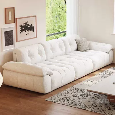 Chenille Cloud Sofa for Living Room, High-End Adjustable High-Back Deep-Seating Home-Use Straight-Row Fabric Sofa (Electric car rear backrest) - soft-and-comfortable-matte-chenille-fabric-1m-total-widthfixed-backrest-20m-lengthone-seat-two-back-sofa-visualized-solid-pine-wood-frame