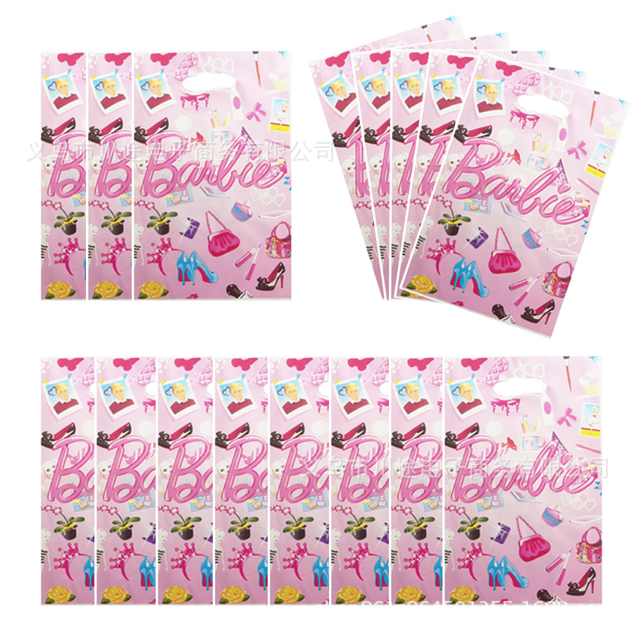 Fábrica directa bolsa de regalo de dibujos animados para niños fiesta de cumpleaños bolsa de regalo película perlada bolsa de regalo PE ahora