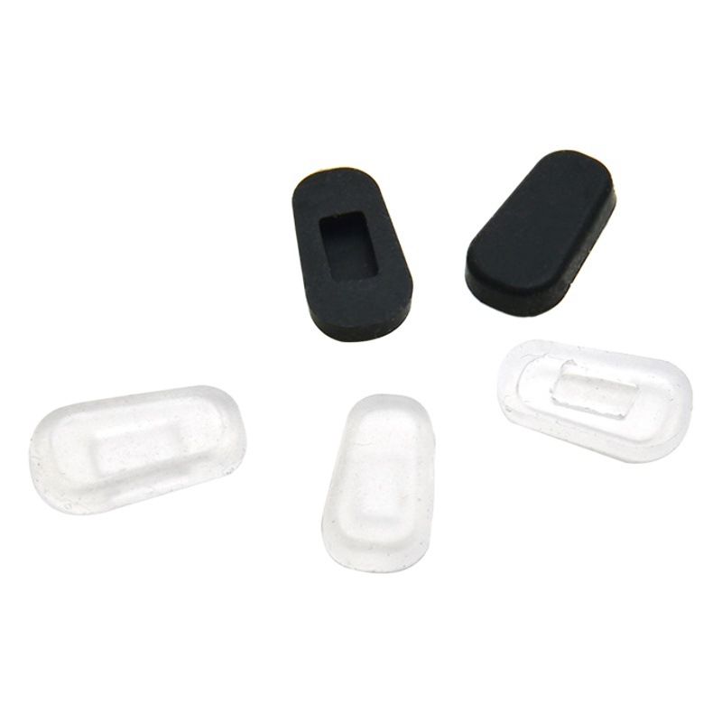 Silicone Glasses Nose Pad Cover Glasses Accessories Nose Pad Anti-dropping Soft Rubber Nose Pad Decompression Anti-slip Height-increasing Card-type Nose Cover