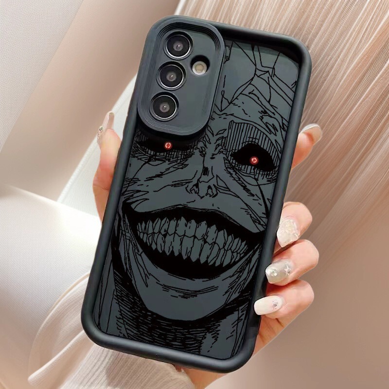 Zhuangmu Smiley Face Suitable for Samsung Galaxy S25Plus All-Inclusive A71 Mobile Phone Case Samsunga73 Cross-Border S24