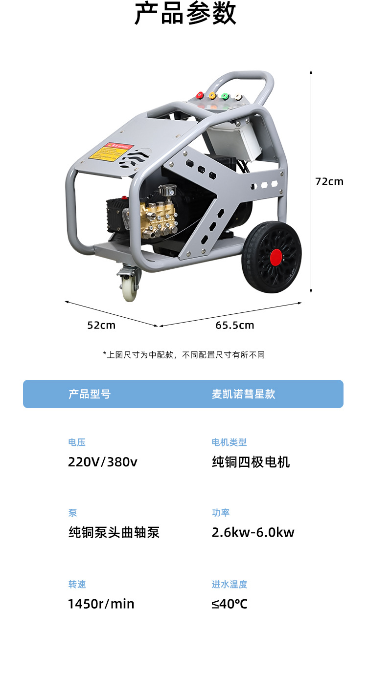 High Pressure Washer Powerful Commercial Industrial Smart Car Washer