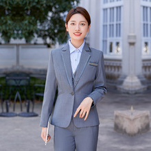 【中国电信】工作服女套装营业厅西装长衬衫外套衬衣马甲裤子工装