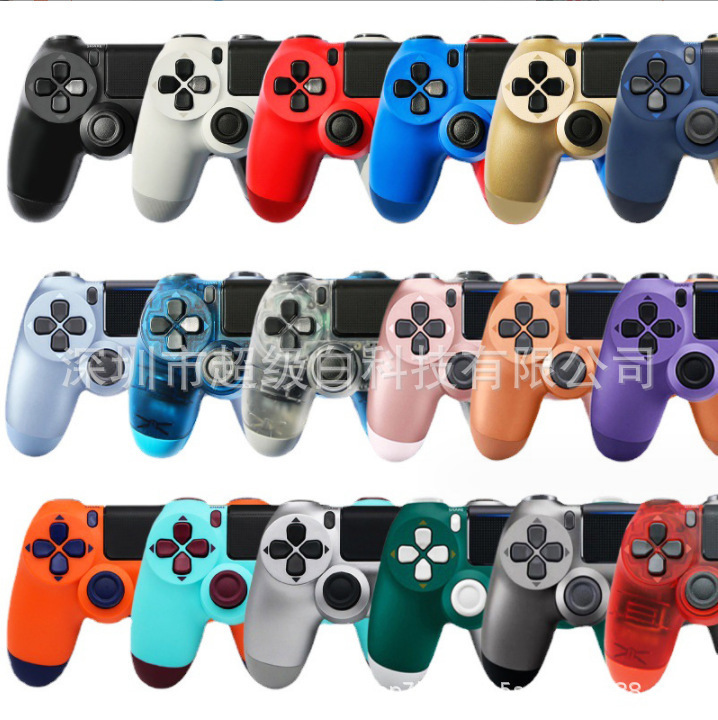 Ventas directas de fábrica Ps.4 controlador de pc de mango inalámbrico vibración de seis ejes giroscopio somatosensorial Bluetooth P4 gamepad