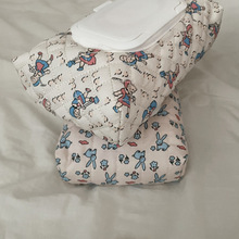 ins韩版碎花系列湿巾包绗缝湿巾棉袋 手提挂式翻盖抽取式纸巾袋