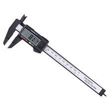 电子数显游标卡尺 0-150mm高强度塑料卡尺 测量工具内外径测量尺