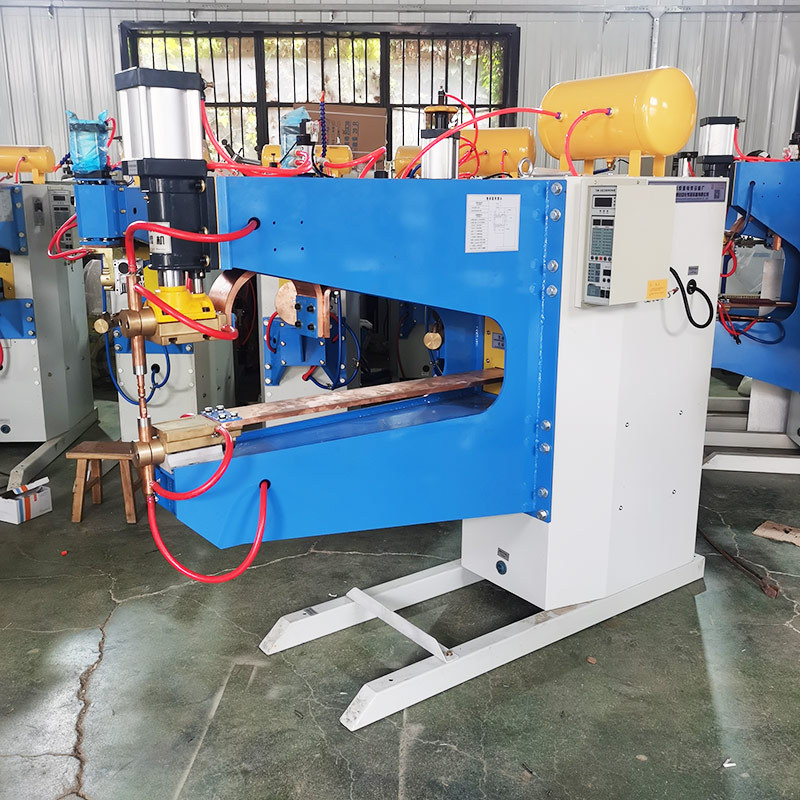 加长型气动点焊机DN100镀锌板钣金机箱壳体门板加强筋快速碰焊机