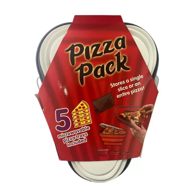 Трансграничная силиконовая коробка для пиццы Складной контейнер для пиццы Портативная суб-упаковка Коробка для пиццы Свежесть Треугольная коробка для пиццы