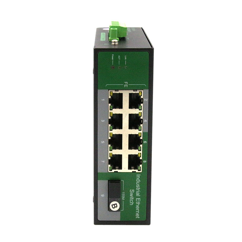 100M 1 Light 8 Electric Industry -level POE Switch 1+8 All/Half Double Workers Adaptive Storage forwarding Switch