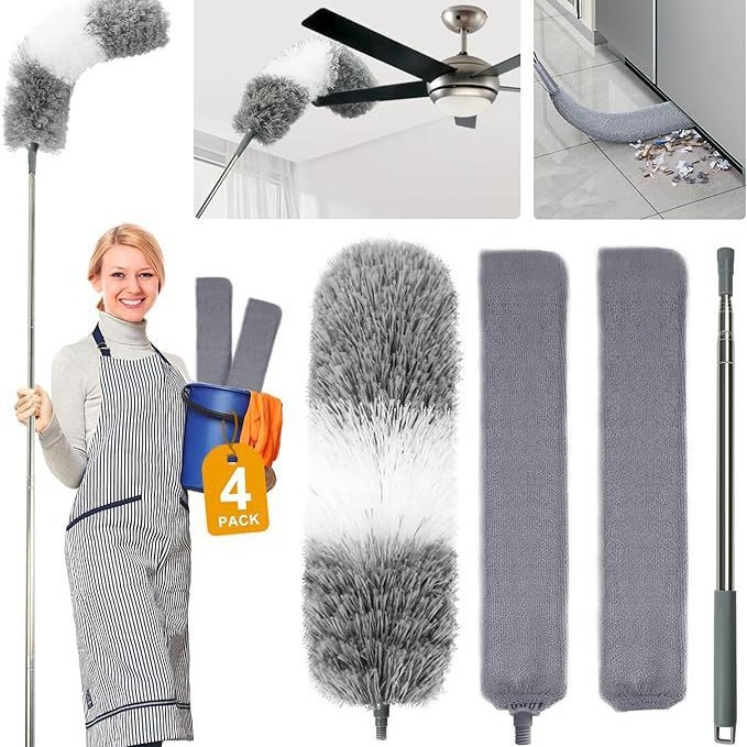 Combinación de alta altitud de fibra de limpieza de cenizas polvo pulverizador de pelo de pollo, pulverizador electrostático flexible, pulverizador de polvo de Schneil, cepillo de polvo de separación image 34