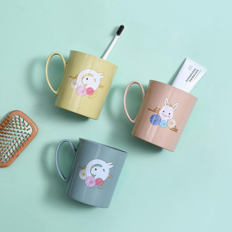 Söt katt tandborstmugg för barn och par_voghion.com