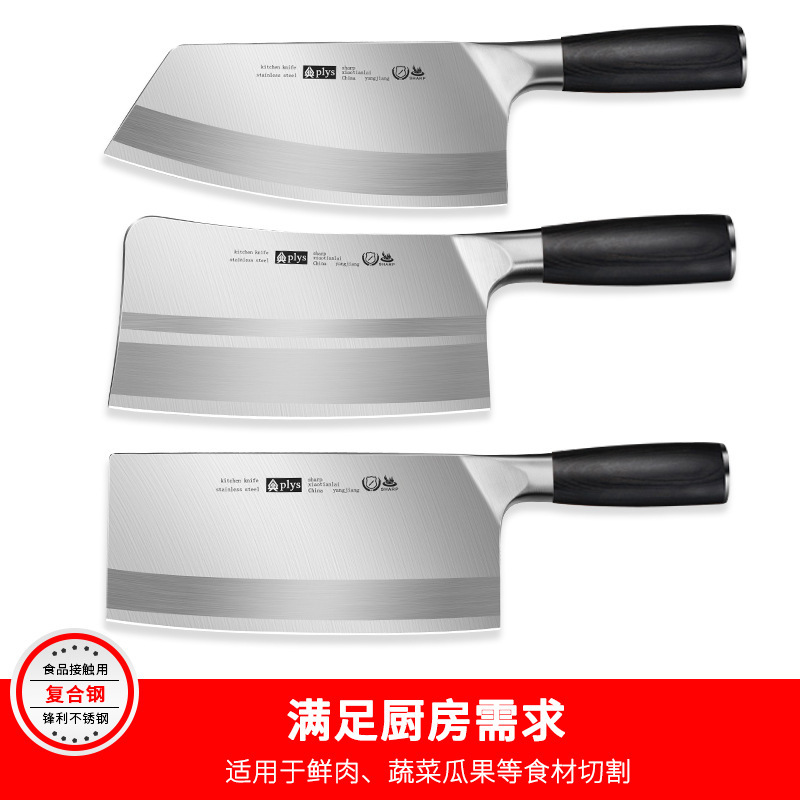 4cr13 cuchillo de cocina cuchillo de corte de verduras domésticas cuchillo de corte de madera sólida de madera
