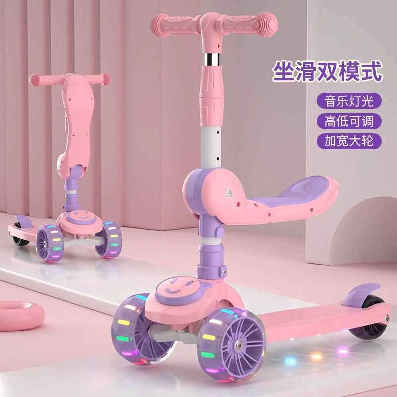 Children's scooter with seat