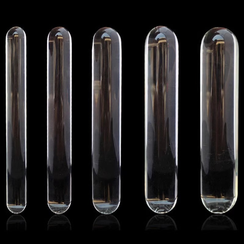 Crystal glass cylinder simulation penis G-spot stimulation posterior development expansion of vaginal anus masturbation ice fire stick for adults Crystal glass cylinder simulation penis G-spot stimulation posterior development expansion of vaginal anus masturbation ice fire stick for adults
