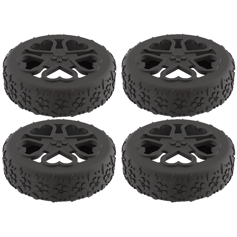 Caster shoesスーツケースホイールシリコン保護カバー耐摩耗性全包スーツケースホイールシリコン保護カバー