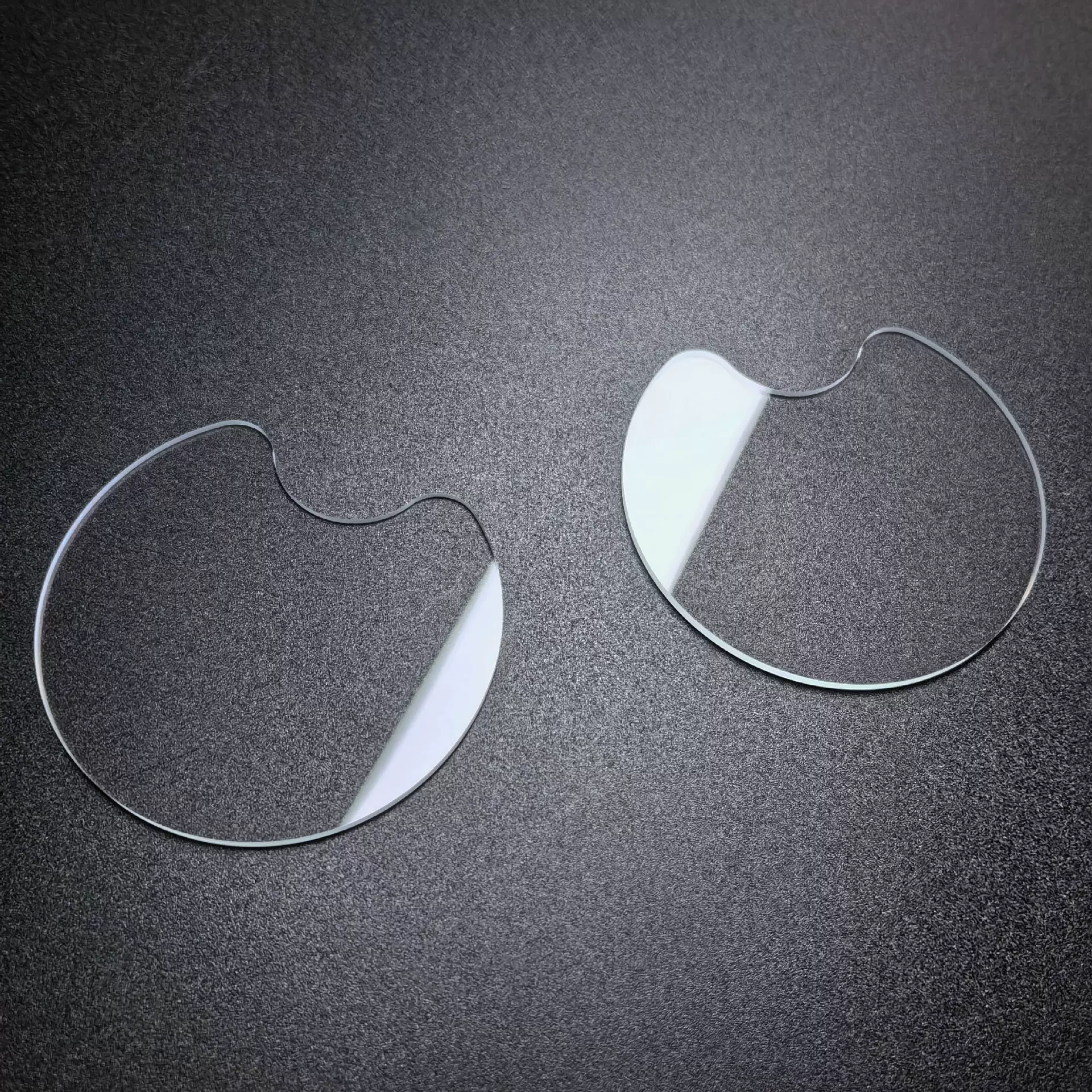 定制各规格异形镜片异形玻璃圆形长方形异形切割磨斜边磨抛光