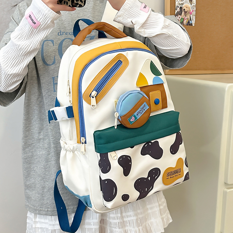 (2개) 배낭 새로운 캐주얼 패션 배낭 귀여운 소녀 경량 여행 대용량 학생 SCHOOLBAG