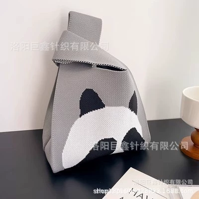 Милый вязаный мультяшный держатель для карточек для раннего возраста, сумочка, подарок на день рождения