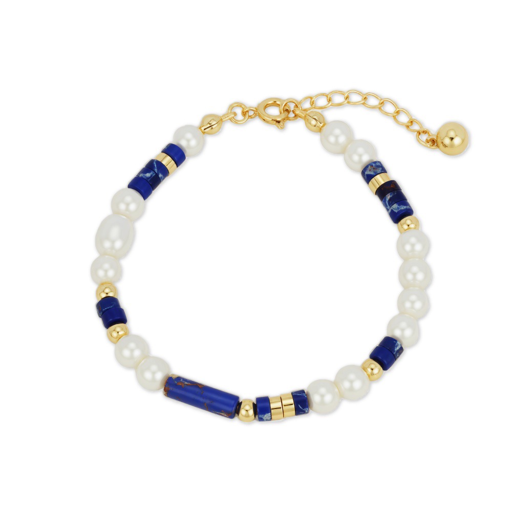 Collier ras de cou perles baroques élégant plaqué or et argent_voghion.com