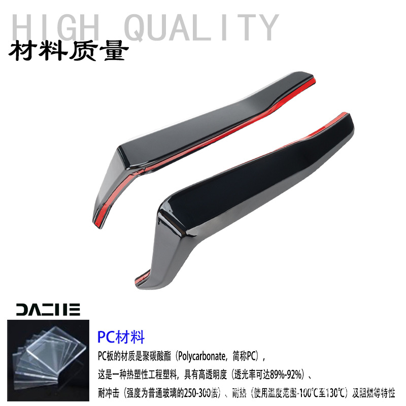 Suitable for 23+ Forza NSS350 modified leg wind deflector, windproof extension accessory, windshield decoration