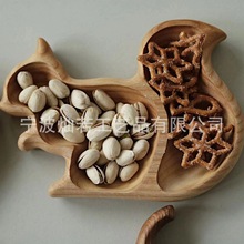Squirrel wooden Snack tray����ϵ��������ʳ���̼Ҿ���Ʒ����