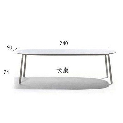 Nórdico al aire libre cuerda tejida mesa y silla Villa Jardín al aire libre de ratán terraza impermeable roca placa mármol mesa de comedor y silla