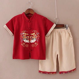 童旗袍;童民族服装;童汉服