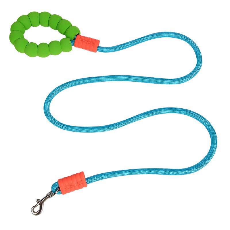 Laisse réfléchissante pour animaux de compagnie avec poignée en mousse pour chiens moyens à grands. Ceinture de sécurité décontractée en nylon avec motif imprimé._voghion.com