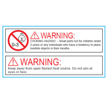 窒息危险警示标签小零件不适用3岁以下儿童欧盟美国玩具不干胶贴