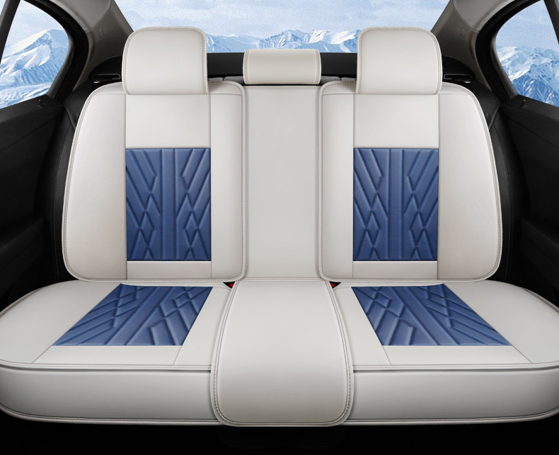 New Napapi Car Cushion Leather Four Seasons Universal Breathable All-inclusive Seat Cover Cross-border Amazon tume Wholesale