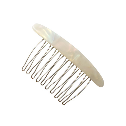 Super Fairy Fritillary Acetic Acid Insert Comb Seamless Hair Comb Bangs Clip Headgear Anti-Slip Broken Hair Inverted Hairpin Back Head Hairpin for Women