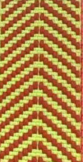 Spot poliéster algodón imitación poliéster poliéster V punto jacquard color contraste algodón cinturón de lona bolso de hombro cinturón de mano cinturón de cuero