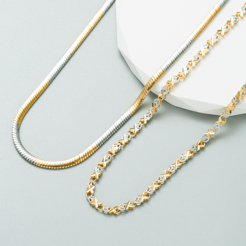 Fashion Geometric Titanium Steel Plating Necklace 1 Piece