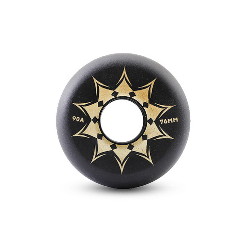 Wear-resistant high-elastic brush street brake wheel 90A single in-line skates roller skates wheel accessories full meat wheel